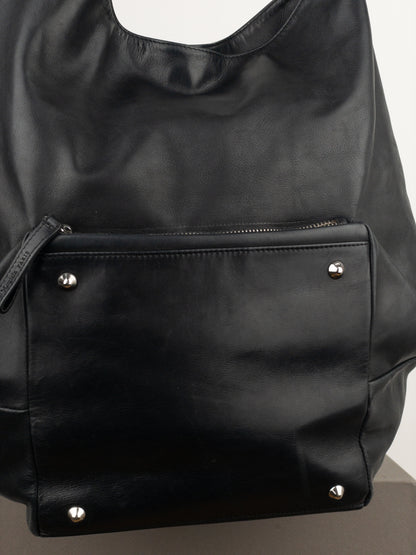 Maison Margiela Leather Hobo Shoulder Tote Bag