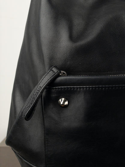 Maison Margiela Leather Hobo Shoulder Tote Bag