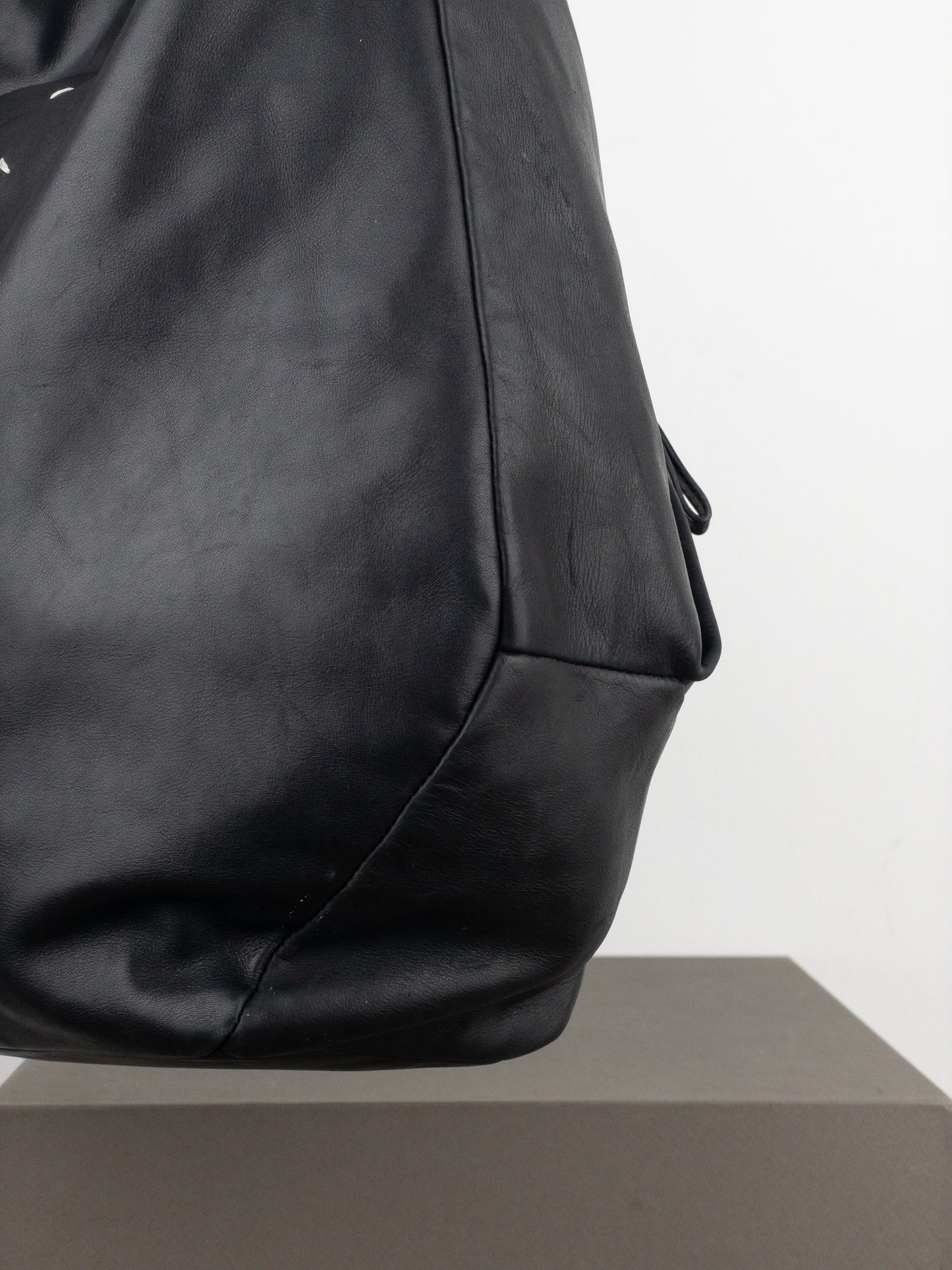 Maison Margiela Leather Hobo Shoulder Tote Bag
