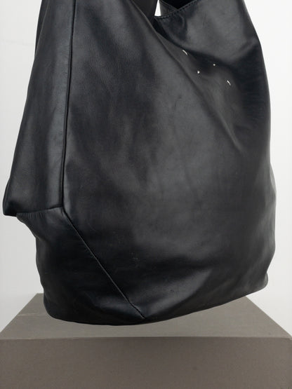 Maison Margiela Leather Hobo Shoulder Tote Bag