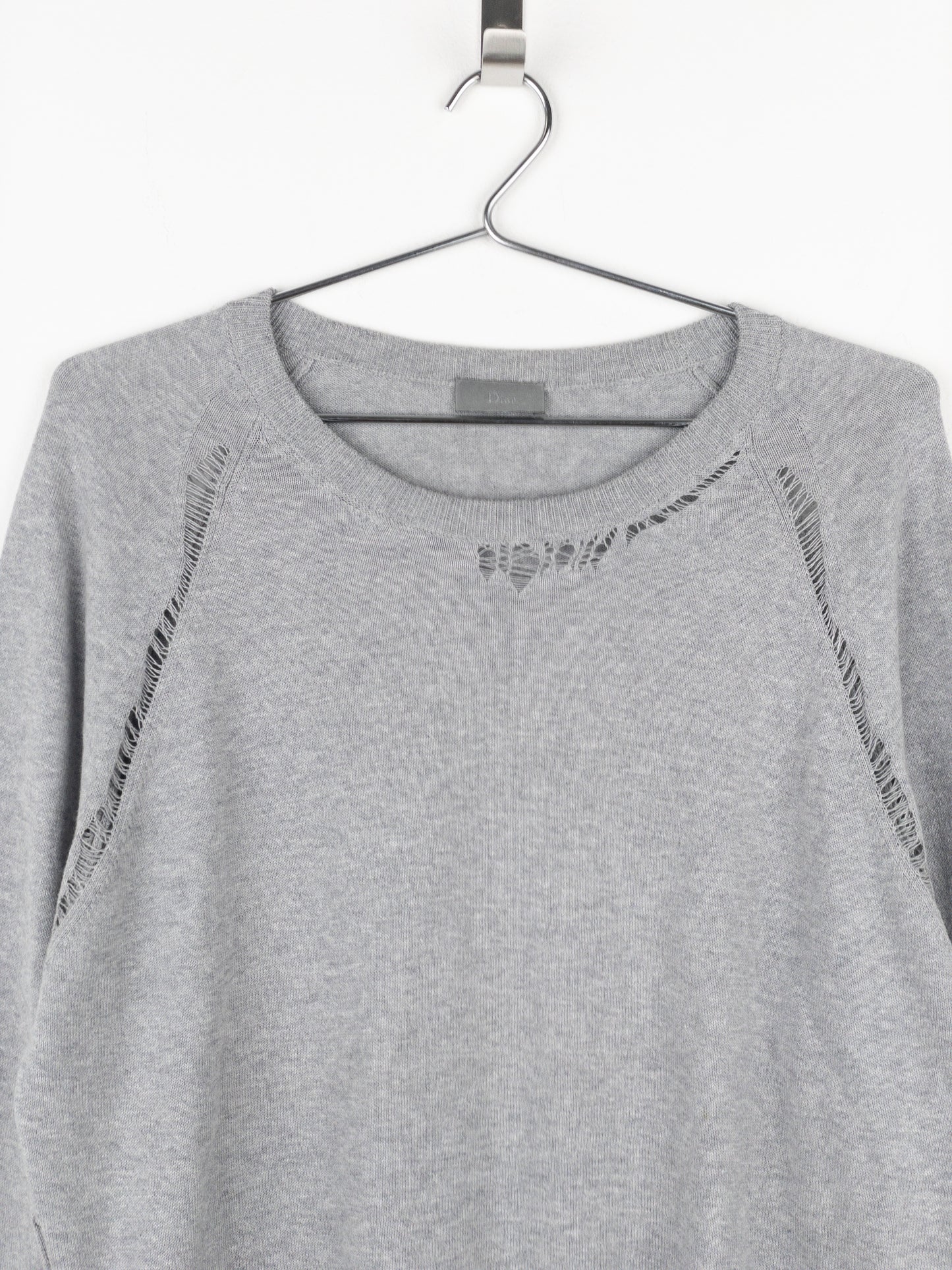 Dior Homme by Kris van Assche SS10 Distressed Knit Sweater