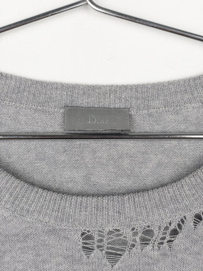 Dior Homme by Kris van Assche SS10 Distressed Knit Sweater