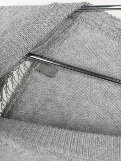 Dior Homme by Kris van Assche SS10 Distressed Knit Sweater