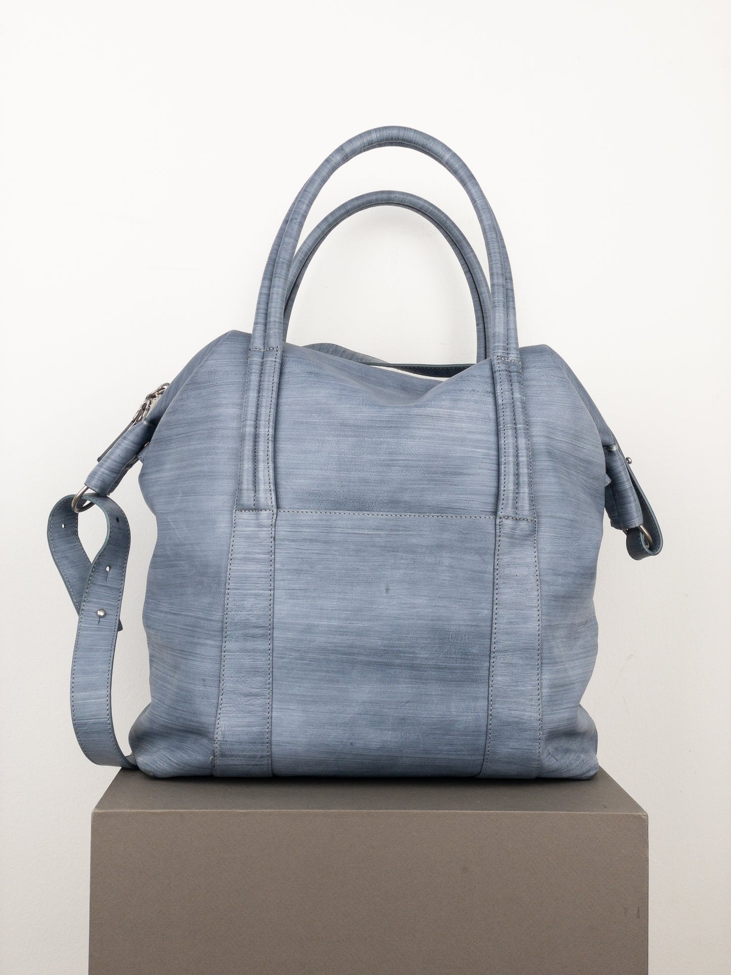 Maison Margiela SS14 Leather Crossbody `Sailor´ Weekend Duffle Bag