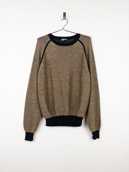Dior Homme by Kris van Assche SS09 Metallic Gold-Colored Sweater