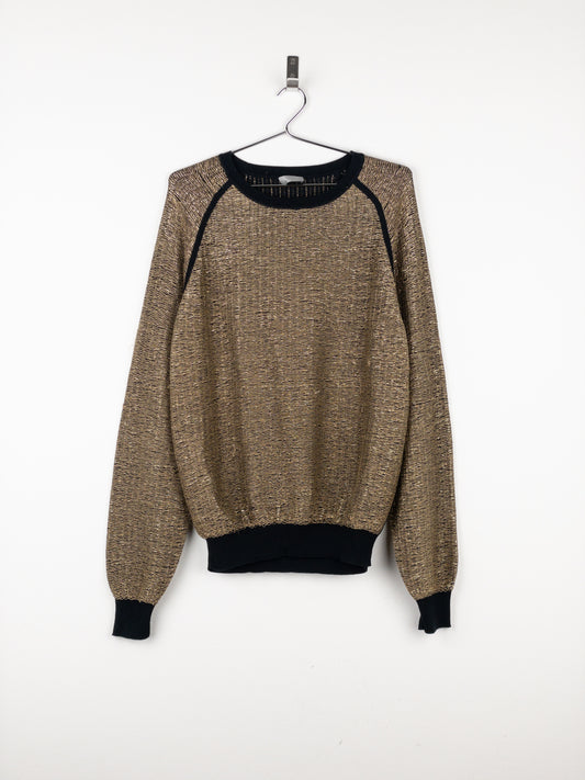 Dior Homme by Kris van Assche SS09 Metallic Gold-Colored Sweater