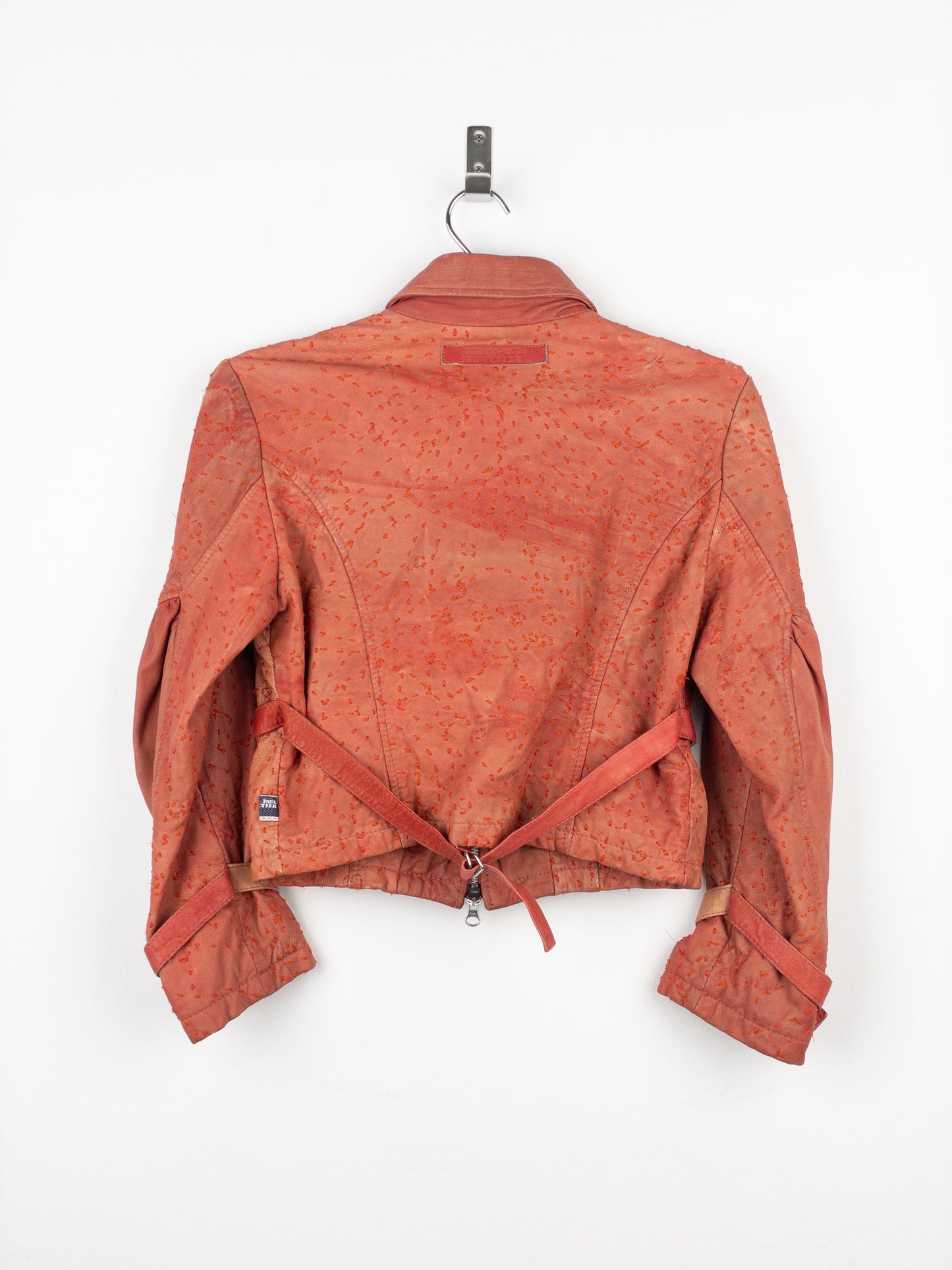 Jean Paul Gaultier 1990s Bondage-Strap Leather Jacket