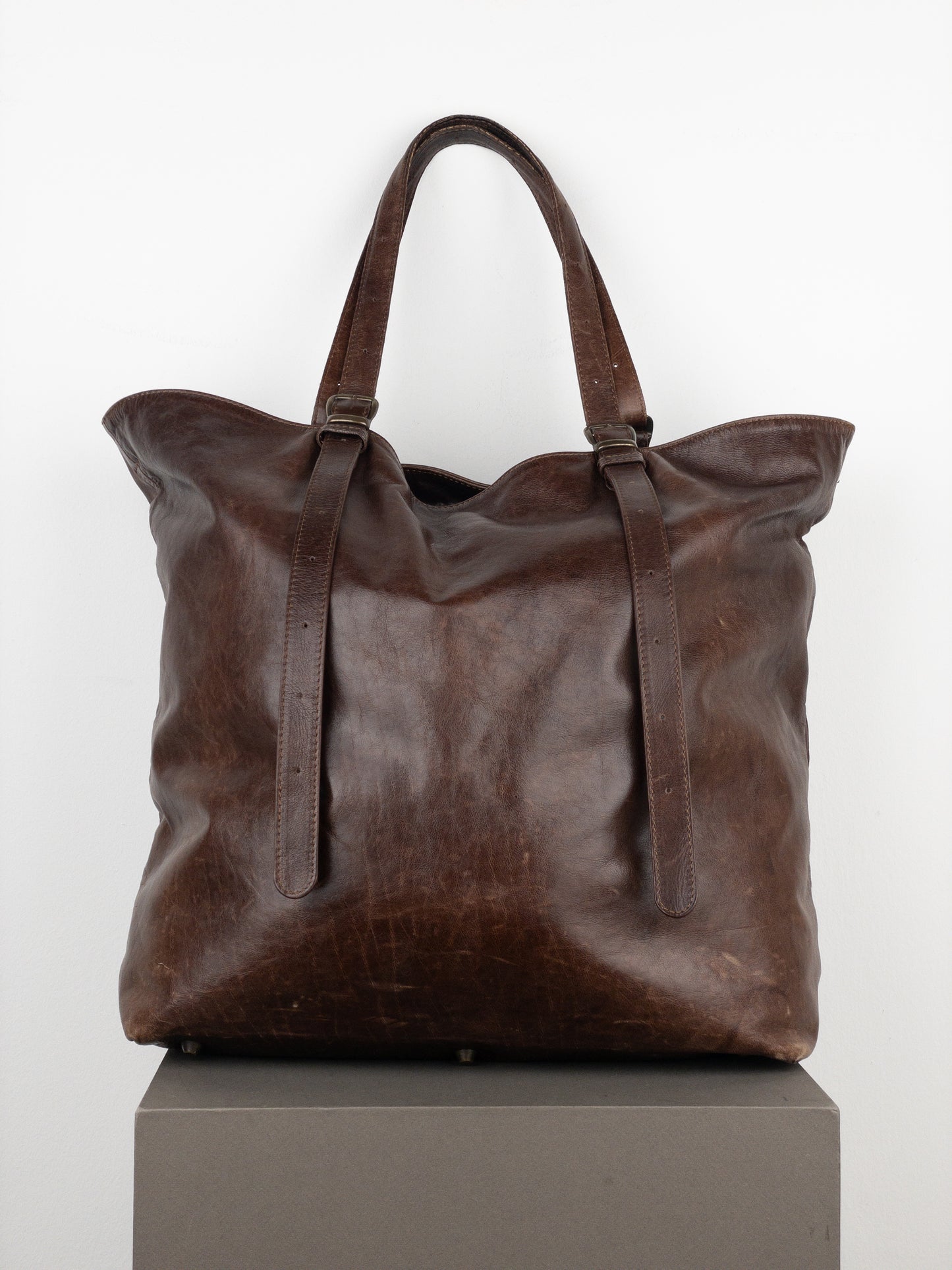 Maison Margiela Large Leather Shopper Tote Bag