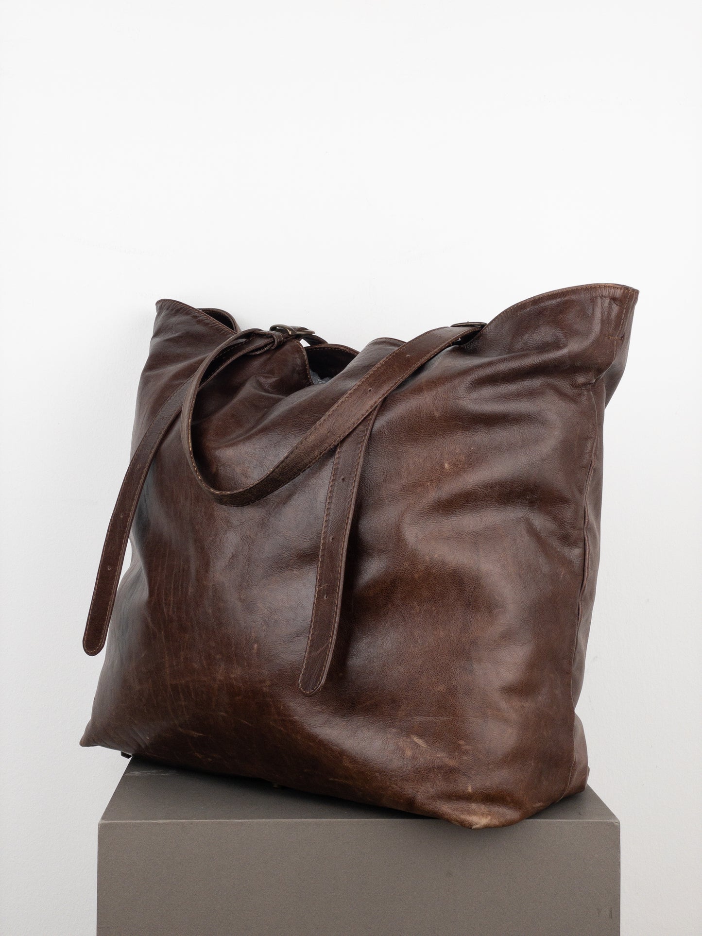 Maison Margiela Large Leather Shopper Tote Bag