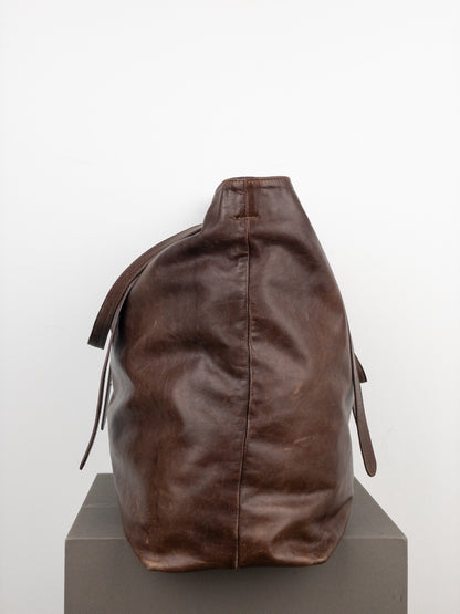 Maison Margiela Large Leather Shopper Tote Bag
