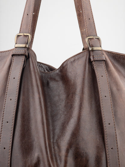 Maison Margiela Large Leather Shopper Tote Bag