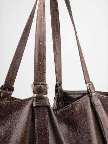 Maison Margiela Large Leather Shopper Tote Bag