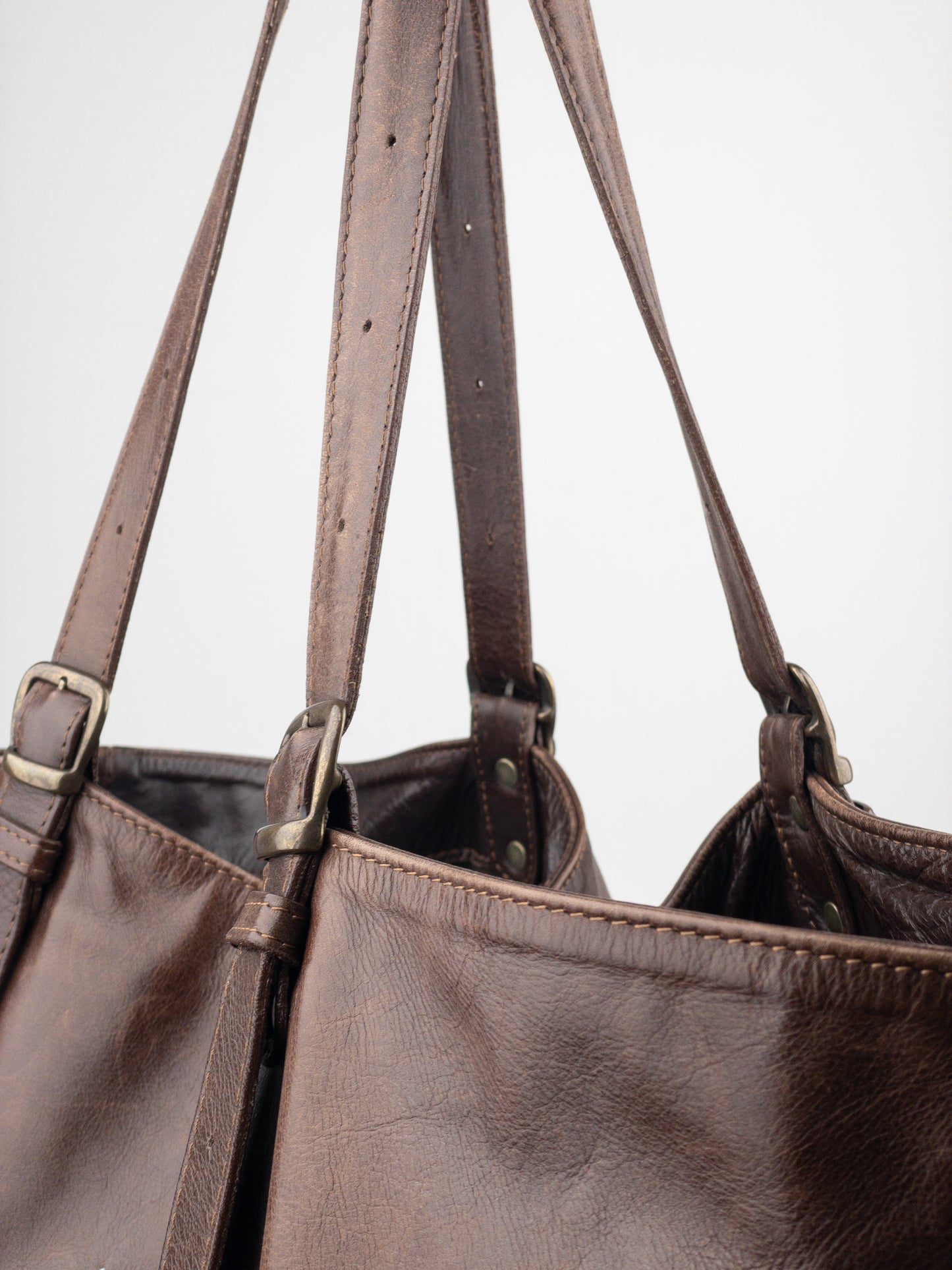 Maison Margiela Large Leather Shopper Tote Bag