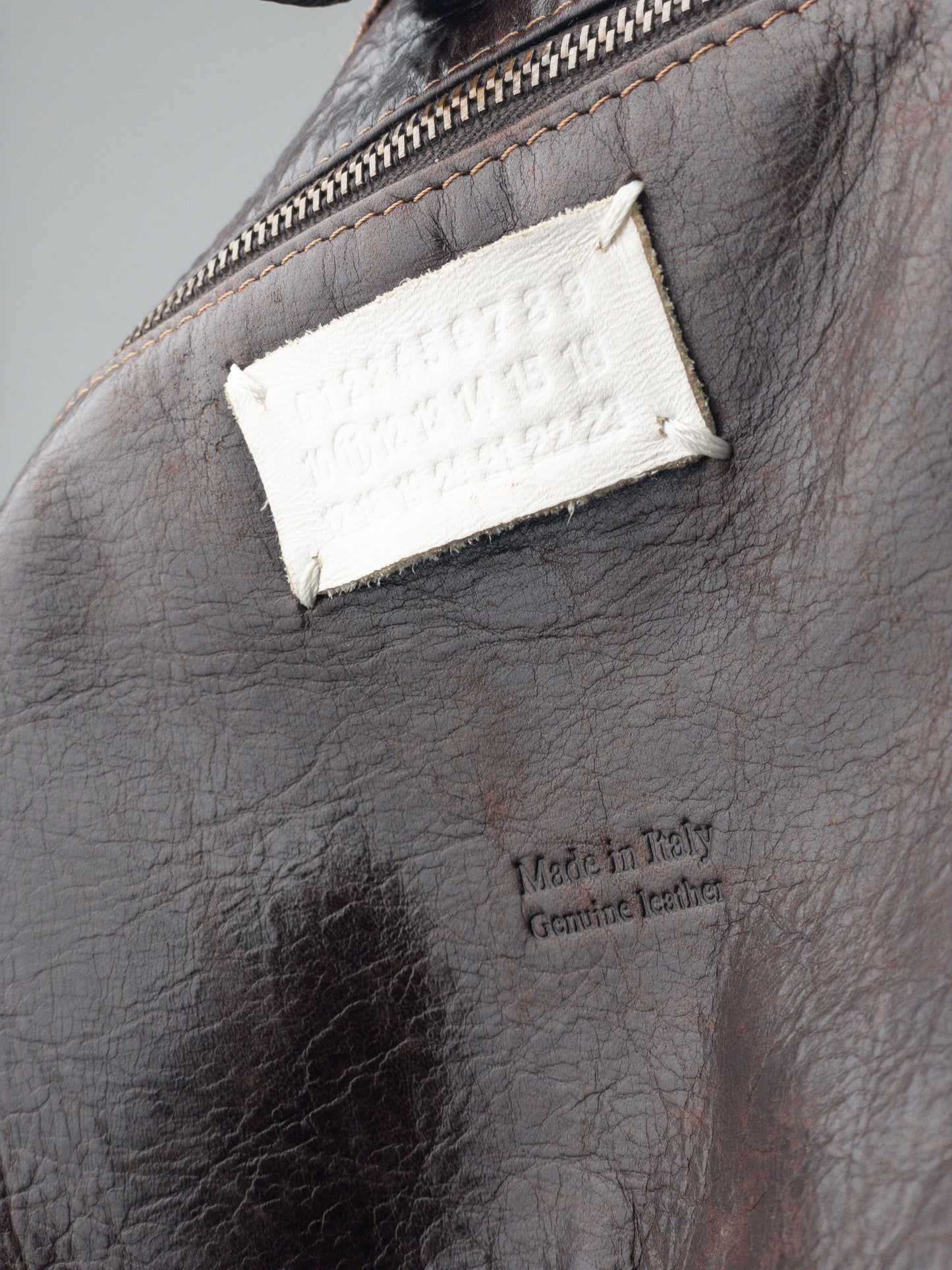 Maison Margiela Large Leather Shopper Tote Bag