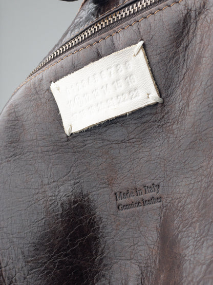 Maison Margiela Large Leather Shopper Tote Bag