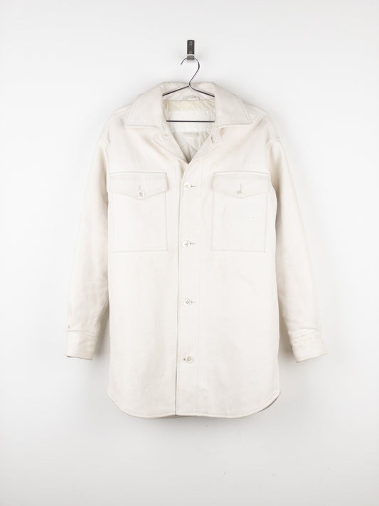 Maison Margiela x H&M SS12 Padded Leather Overshirt Jacket