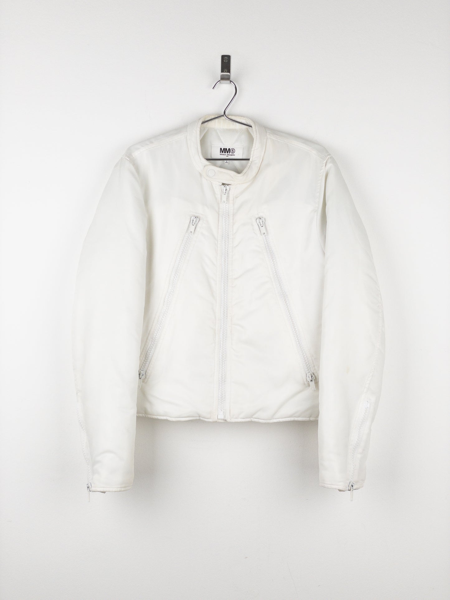 Maison Margiela MM6 AW19 5-Zip Puffer Biker Jacket