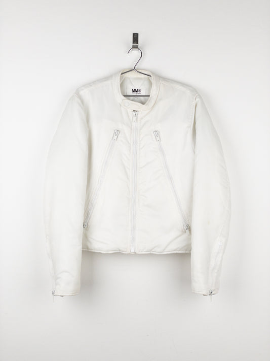 Maison Margiela MM6 AW19 5-Zip Puffer Biker Jacket