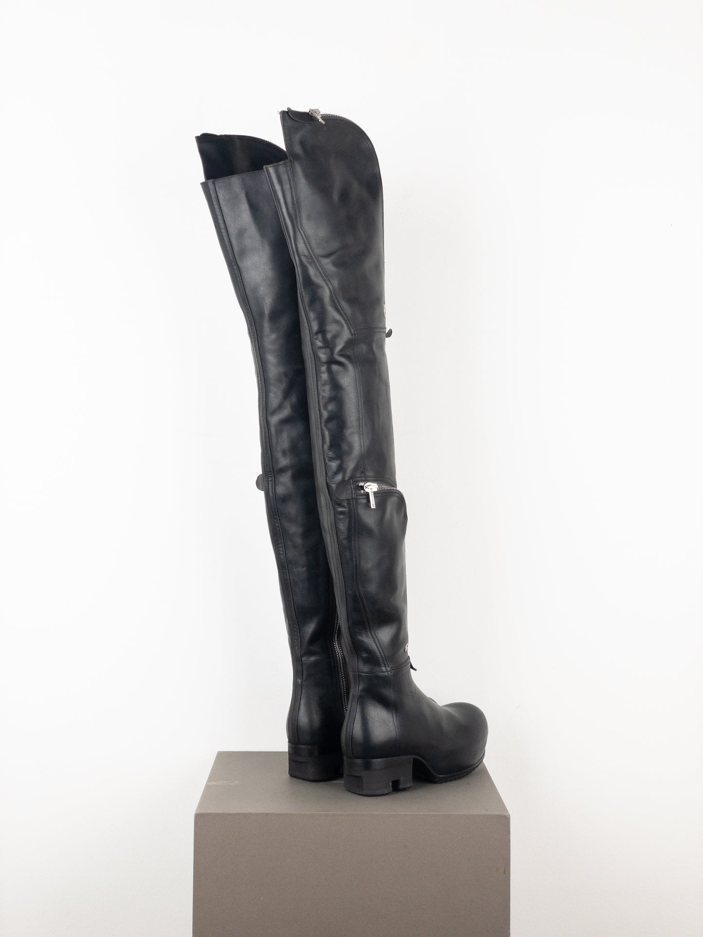 Rick Owens SS21 'Phlegethon' Bauhaus Ballast Wader Boots