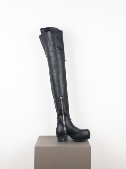 Rick Owens SS21 'Phlegethon' Bauhaus Ballast Wader Boots