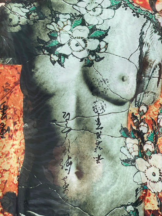 Jean Paul Gaultier Venus De Milo Mesh Longsleeve – photo 3