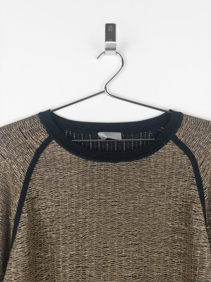 Dior Homme by Kris van Assche SS09 Metallic Gold-Colored Sweater