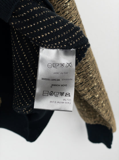 Dior Homme by Kris van Assche SS09 Metallic Gold-Colored Sweater