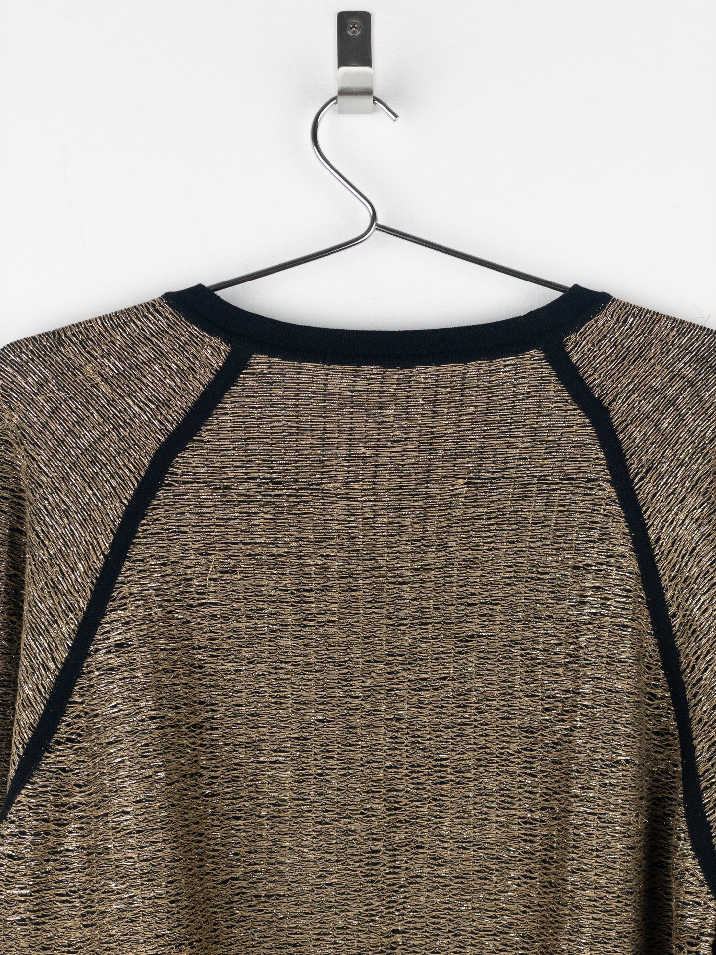 Dior Homme by Kris van Assche SS09 Metallic Gold-Colored Sweater