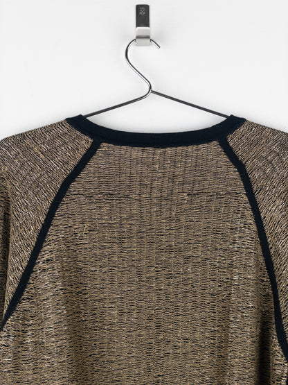 Dior Homme by Kris van Assche SS09 Metallic Gold-Colored Sweater