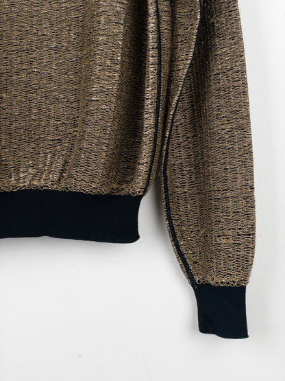 Dior Homme by Kris van Assche SS09 Metallic Gold-Colored Sweater