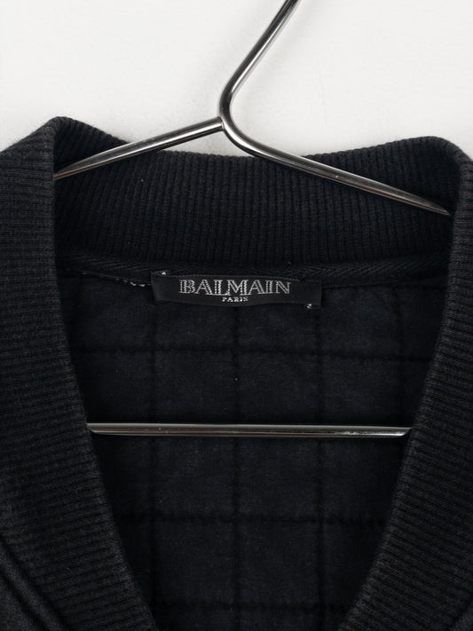 Balmain by Olivier Rousteing SS14 Belted Sweatshirt Biker Jacket – photo 13
