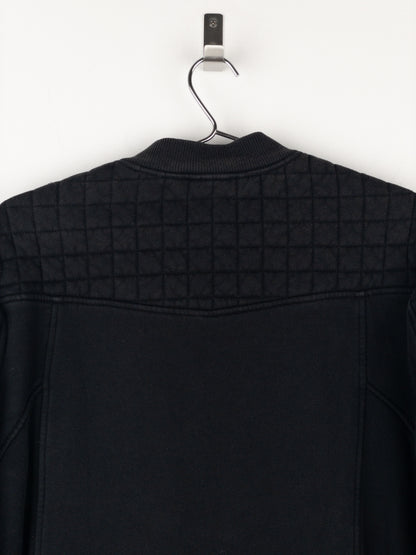 Balmain by Olivier Rousteing SS14 Belted Sweatshirt Biker Jacket
