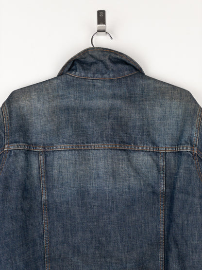 Prada AW05 Lined Denim Trucker Jacket