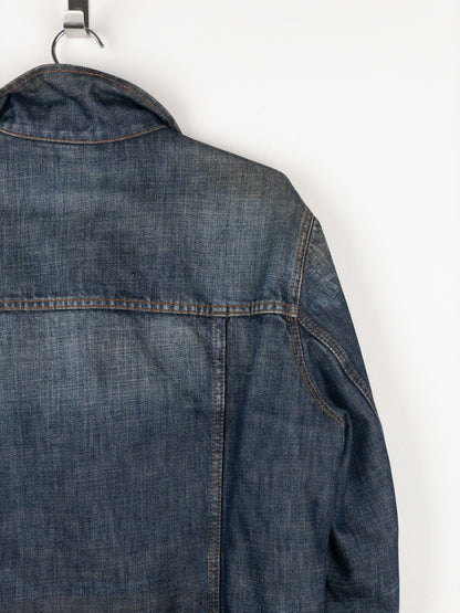 Prada AW05 Lined Denim Trucker Jacket