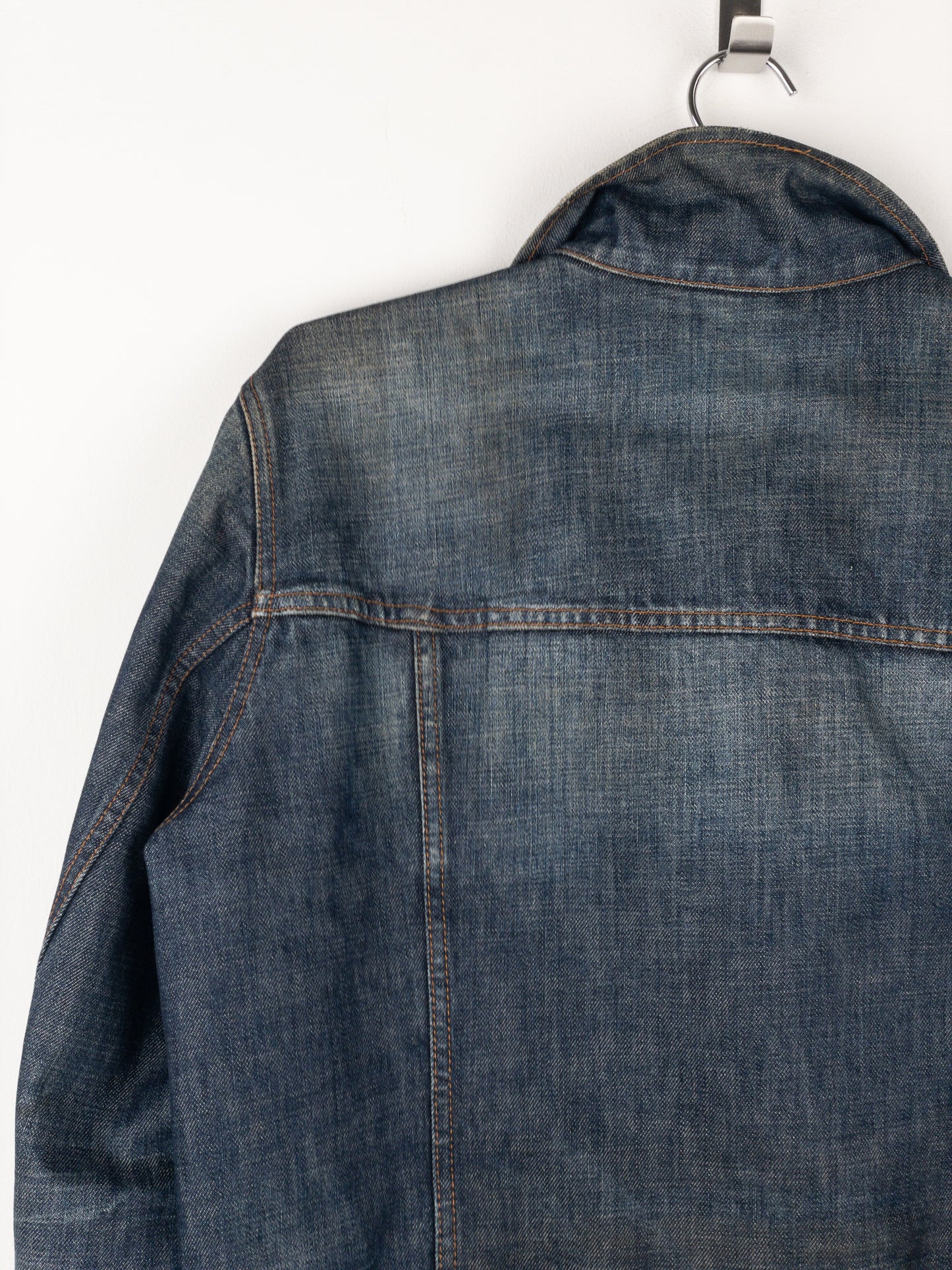 Prada AW05 Lined Denim Trucker Jacket