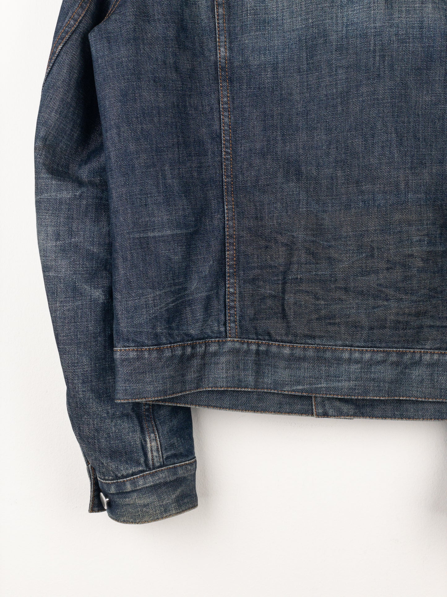 Prada AW05 Lined Denim Trucker Jacket