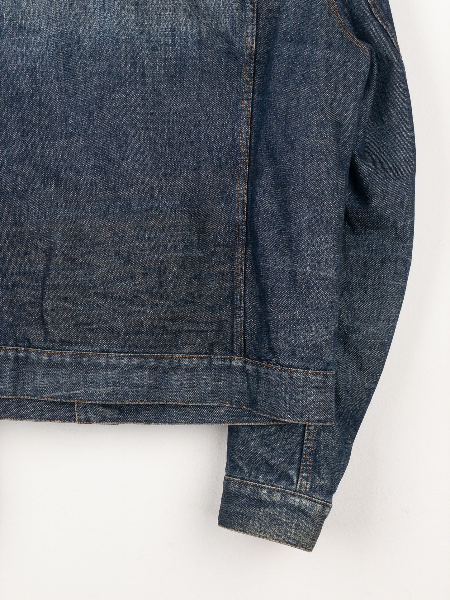 Prada AW05 Lined Denim Trucker Jacket