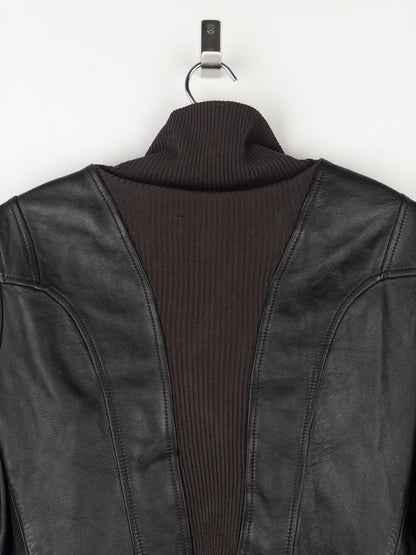 Gucci by Tom Ford AW04 High-Neck Leather Biker Jacket