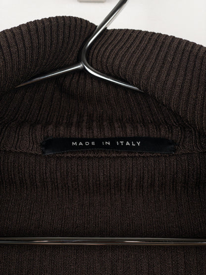 Gucci by Tom Ford AW04 High-Neck Leather Biker Jacket