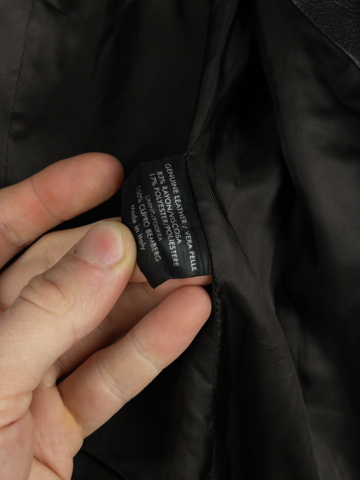 Gucci by Tom Ford AW04 High-Neck Leather Biker Jacket