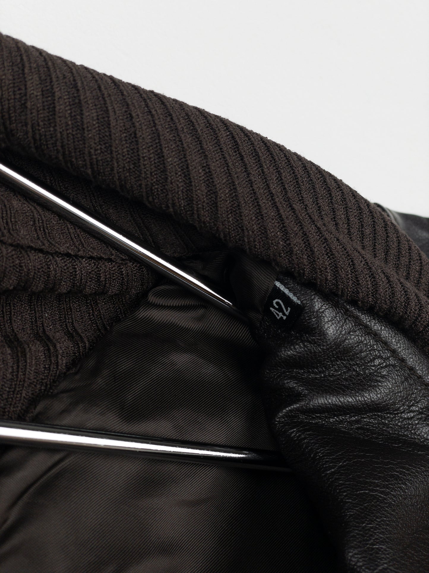 Gucci by Tom Ford AW04 High-Neck Leather Biker Jacket