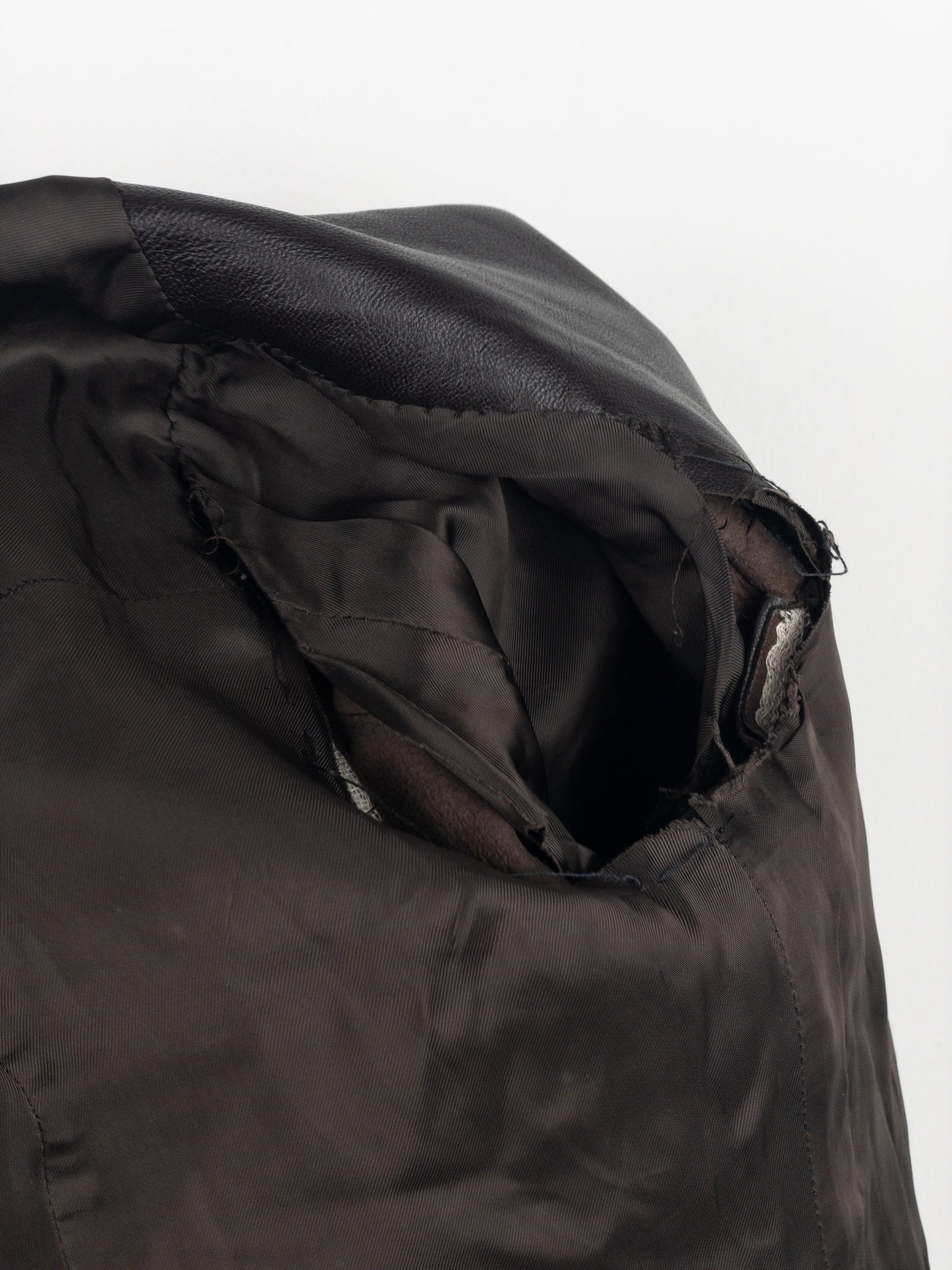 Gucci by Tom Ford AW04 High-Neck Leather Biker Jacket