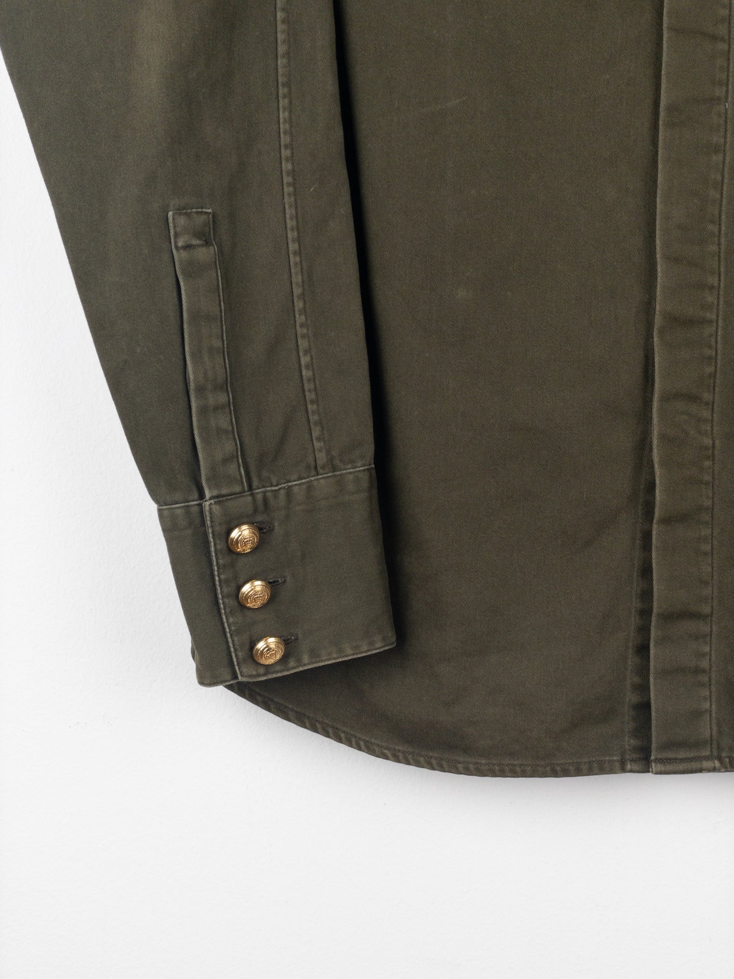 Balmain x H&M AW15 Military Epaulettes Button-Up Shirt