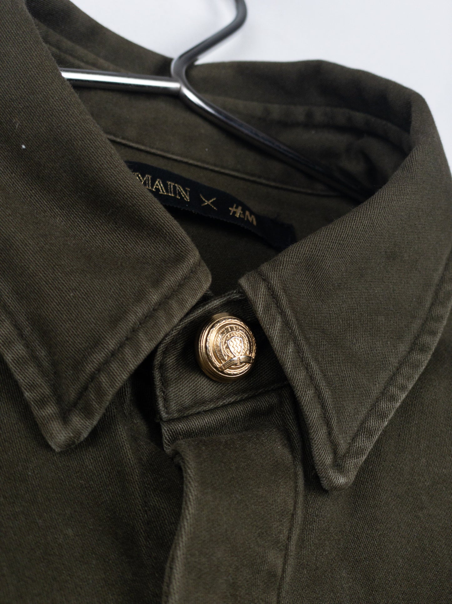 Balmain x H&M AW15 Military Epaulettes Button-Up Shirt