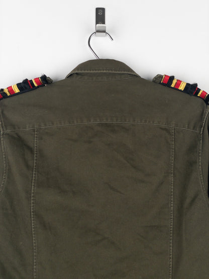 Balmain x H&M AW15 Military Epaulettes Button-Up Shirt