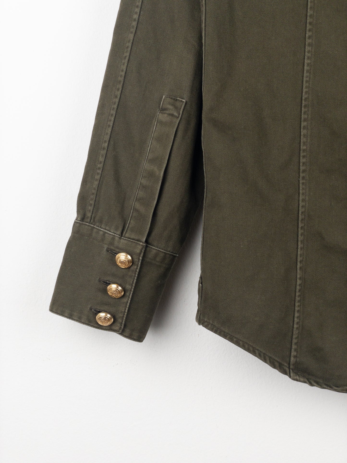 Balmain x H&M AW15 Military Epaulettes Button-Up Shirt