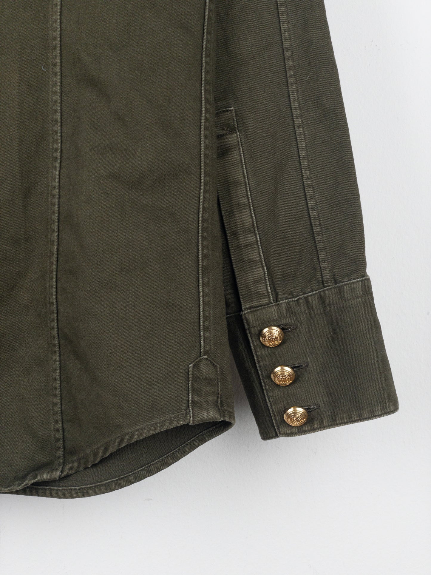 Balmain x H&M AW15 Military Epaulettes Button-Up Shirt