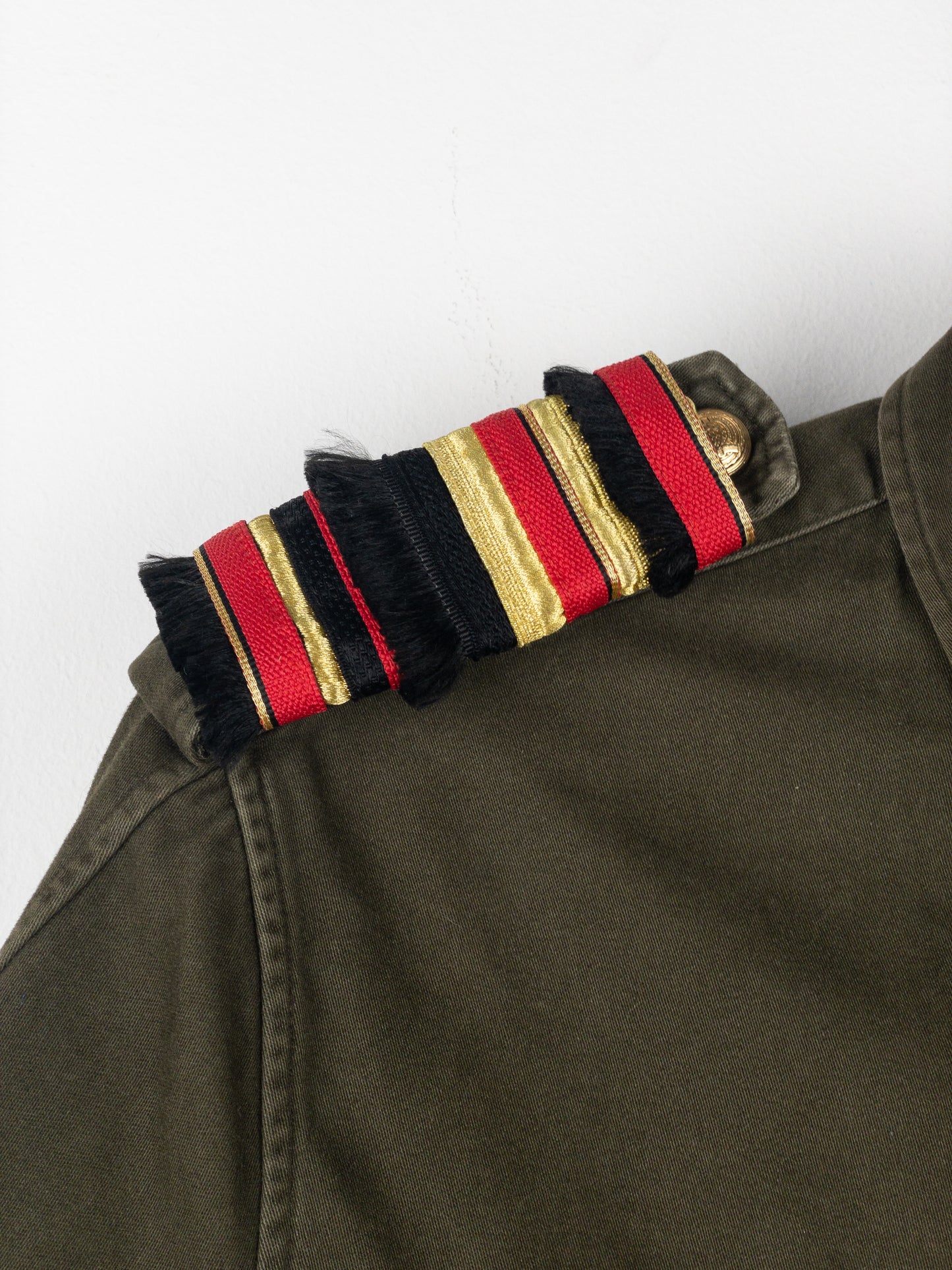 Balmain x H&M AW15 Military Epaulettes Button-Up Shirt