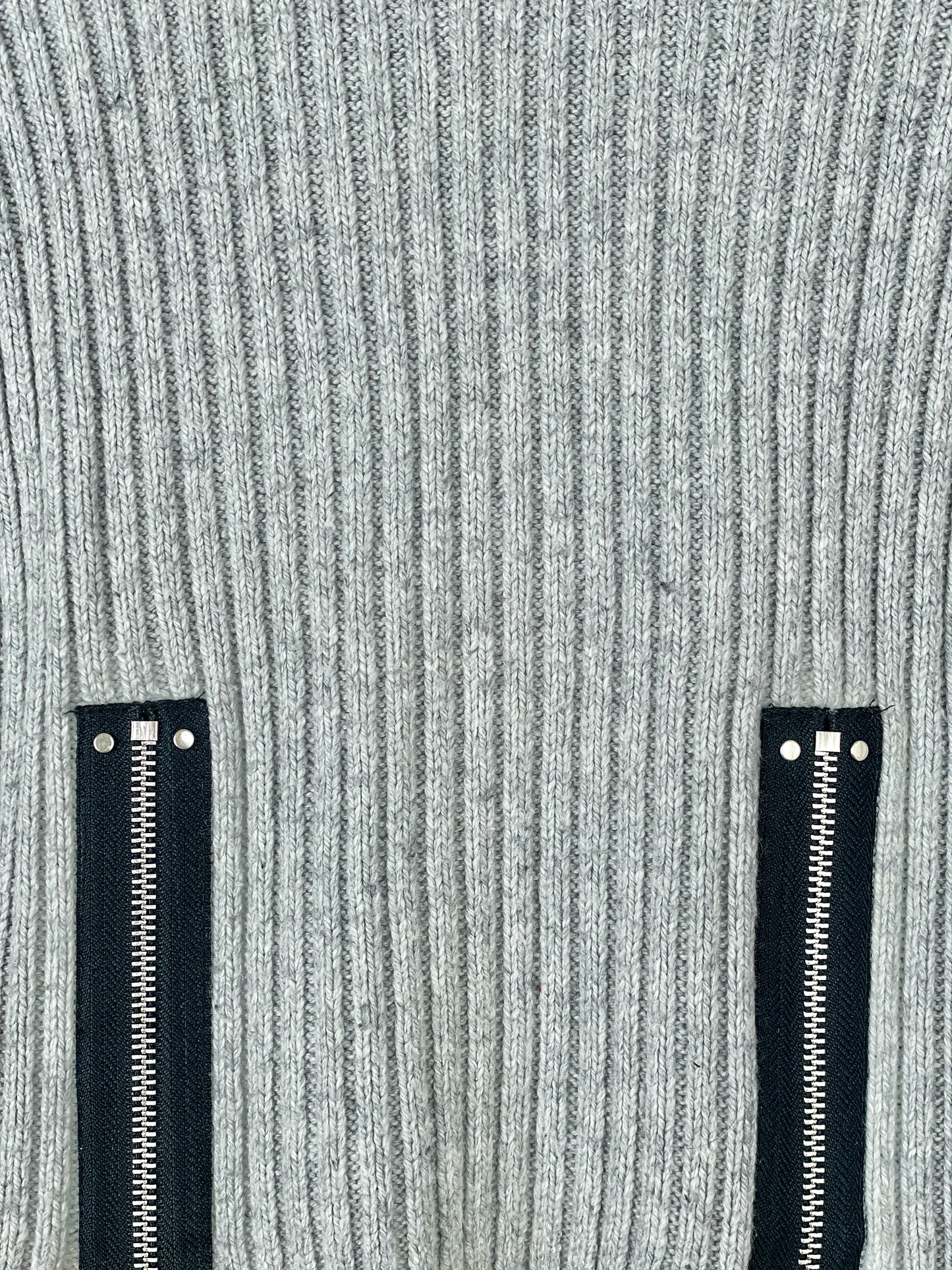 Jean Paul Gaultier Zip Knit Turtleneck Sweater