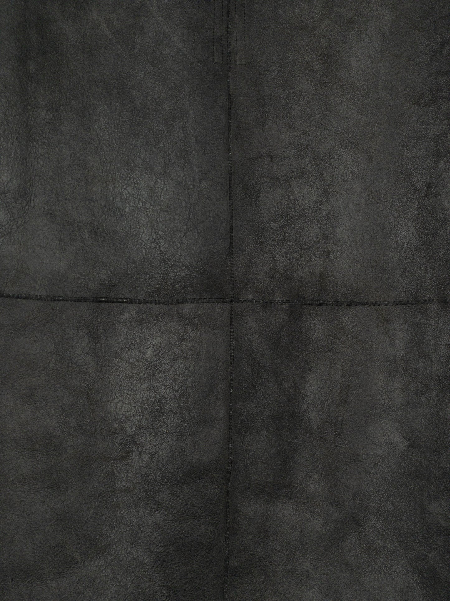 Rick Owens AW17 Leather Shearling Duffle Coat